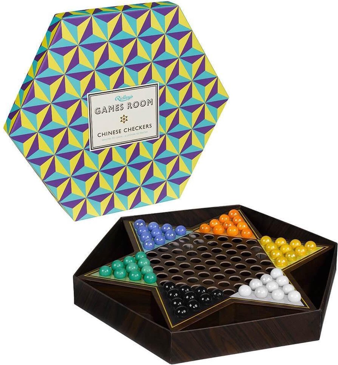 Ridleys Games Bordspel Chinese Checkers 37 Cm 62-delig